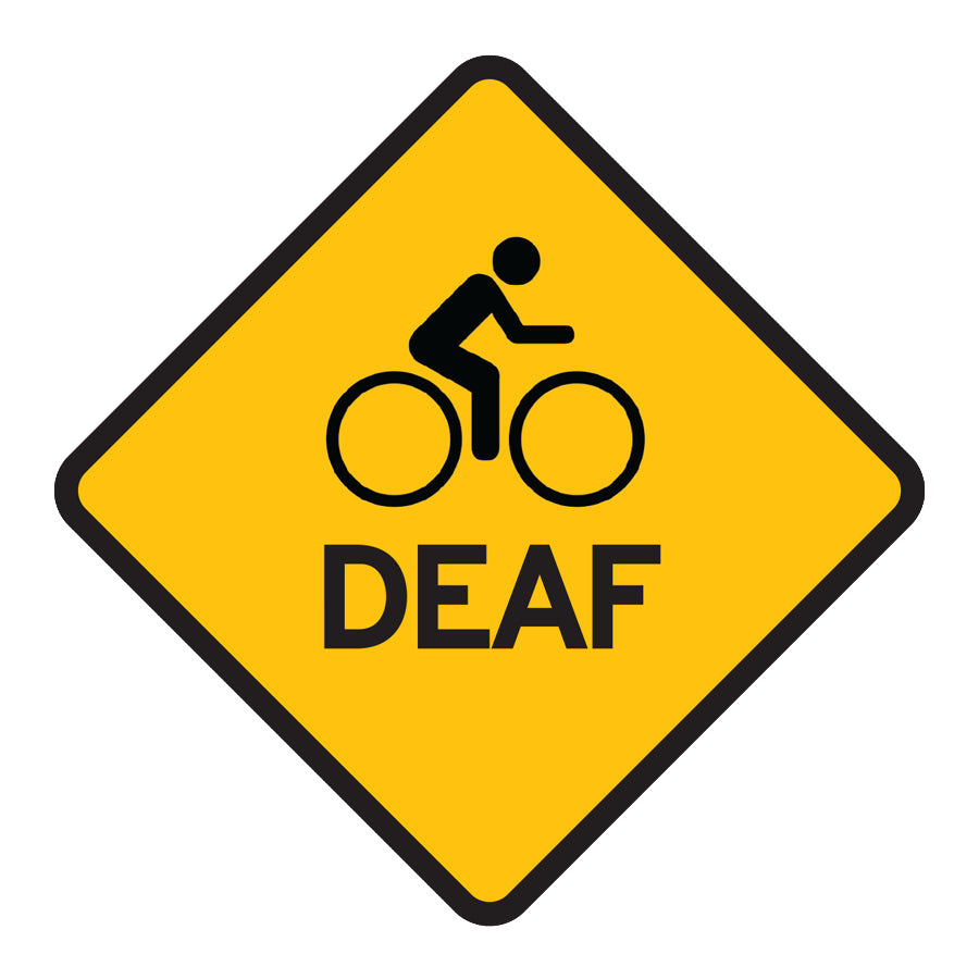 STICKER: Bike Deaf