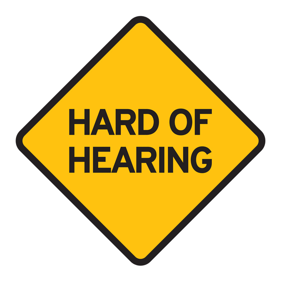 STICKER: Hard of Hearing