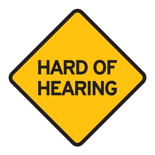 STICKER: Hard of Hearing