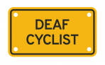 DEAF CYCLIST :: PLATE