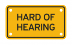 HARD OF HEARING :: PLATE